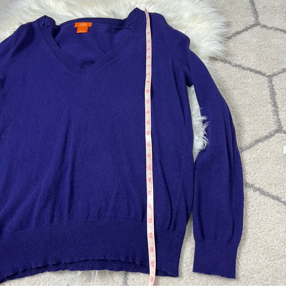 Lightweight Blue V Neck Sweater M - Picture 5 of 11